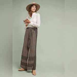 Anthropologie Metzner Wide Leg Trousers by Ett:twa